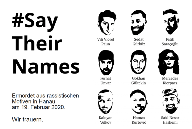 Gedenken an Hanau: Gemeinsam gegen Diskriminierung und Rassismus